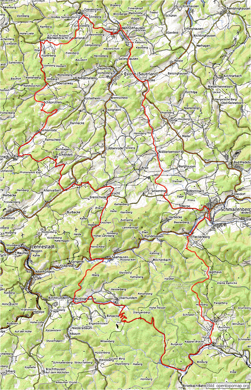  Rennrad-Tour 6 : Zwischen Rhein und Weser 