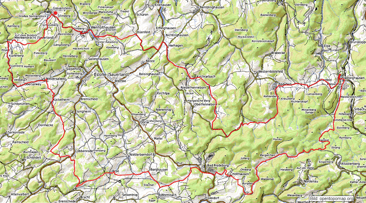  Rennrad-Tour 7 : Große Hunau-Runde 