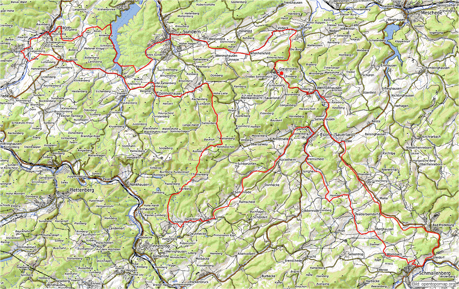 Rennradtour Nr.11 Naturparkschleifen