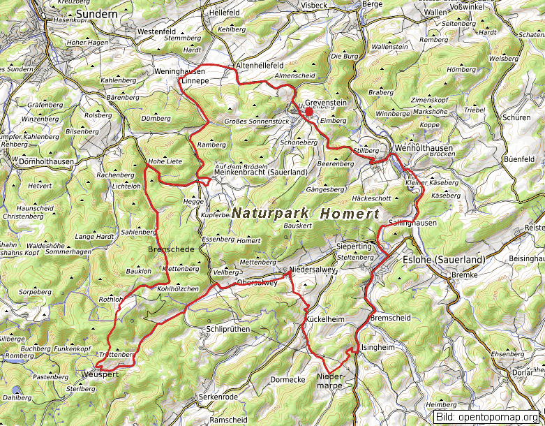 Rennrad-Tour 19 : Naturparkschleifen